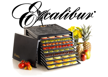 Excalibur Dehydrators Button to link to Excalibur Dehydrators Website