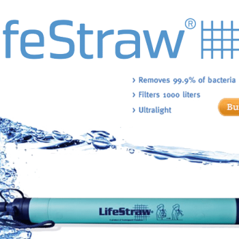 LifeStraw - Personal Water Filter Link to purchase the LifeStraw Personal Water Filter