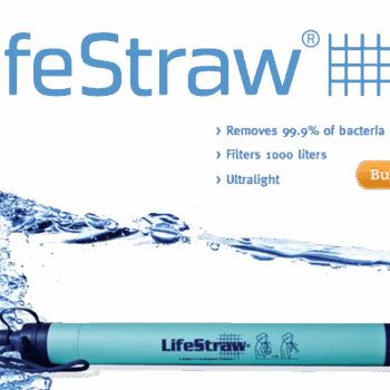 LifeStraw - Personal Water Filter Link to purchase the LifeStraw Personal Water Filter