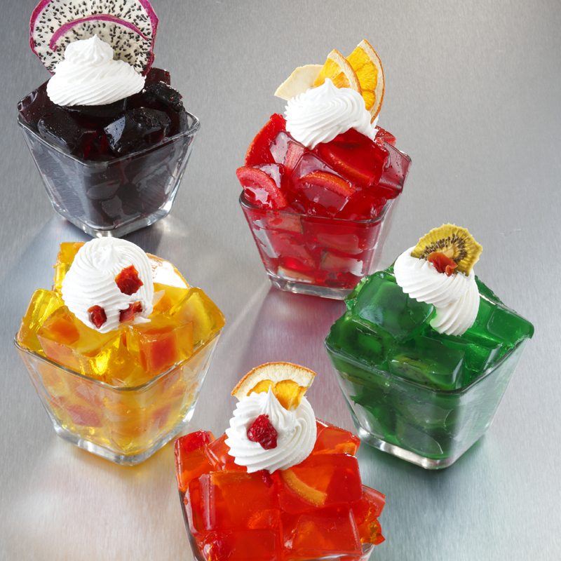 Image of Gelatin made with Dehydrated Fruits and Vegetables